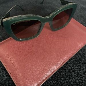 Etro Dark Green Women's Sunglasses